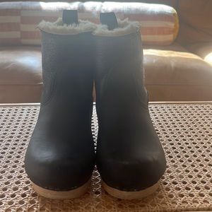 No.6 5" Pull on Shearling Clog Boot
